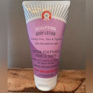 First Aid: Sculpting Body Lotion  6oz Sealed